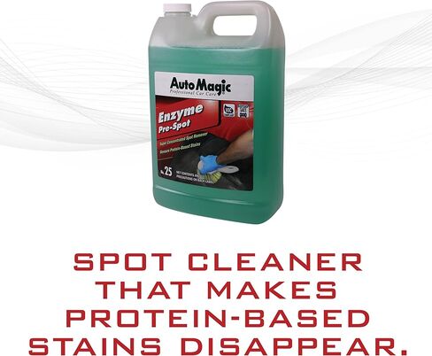 Auto Magic Enzyme Pre-Spot Concentrate - Spot Cleaner for Carpets, Upholstery & Fabric - 128 Fl Oz in Kuwait