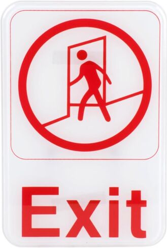ADA Handicap Men's Restroom Sign with Braille Sign w/Adhesive Back - Durable and Wipe Clean Plastic Sign - 9"X6" - Blue and White - Business Restaurant Signage for Bathroom - ADA Compliant in Saudi Arabia