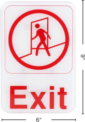 ADA Handicap Men's Restroom Sign with Braille Sign w/Adhesive Back - Durable and Wipe Clean Plastic Sign - 9"X6" - Blue and White - Business Restaurant Signage for Bathroom - ADA Compliant in Saudi Arabia
