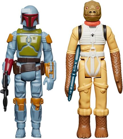 مجموعة ألعاب STAR WARS Retro Collection Special Bounty Hunters 2-Pack Boba Fett & Bossk Toys بمقياس 3.75 بوصة شخصيات The Empire Strikes Back (حصريًا لأمازون) in Saudi Arabia