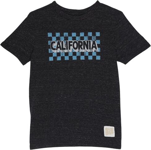 Tri-Blend California Checkered Crew Neck Tee (Big Kids) in Saudi Arabia