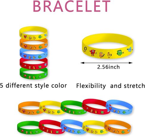 Number Birthday Party Supplies Blocks Birthday Party Decorations,Includes Bracelets,Button Pins,Key Chain,Glow Stick,Stickers,Number themed Blocks Party Favors in Saudi Arabia