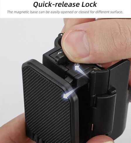 قاعدة حامل للكاميرا المغناطيسية Xmipbs لجيب DJI OSMO 3، دعامة ثابتة لسطح المكتب قابلة للتعديل وحامل مانع للانزلاق للجيب 3 in Saudi Arabia