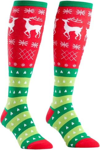 Sock It To Me, Fun Knee High Socks, Christmas Holiday in Saudi Arabia