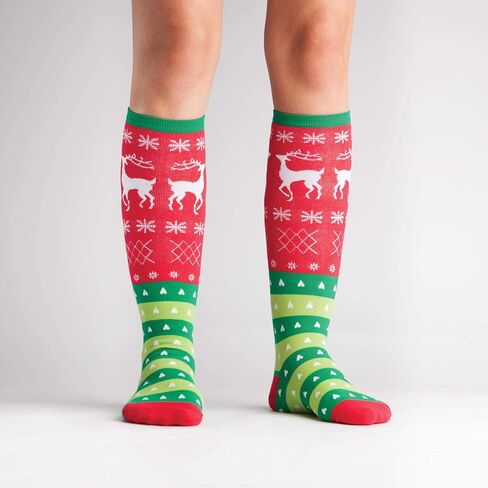 Sock It To Me, Fun Knee High Socks, Christmas Holiday in Saudi Arabia