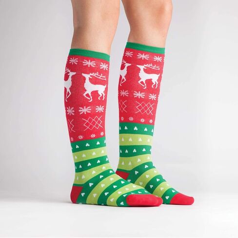 Sock It To Me, Fun Knee High Socks, Christmas Holiday in Saudi Arabia
