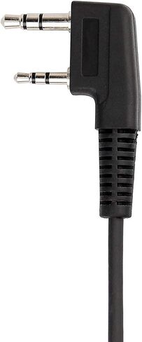 سماعة أذن Retevis Walkie Talkie مع ميكروفون 2 دبوس، أنبوب ملفوف، لـ RT22 RT68 RT21 H-777 RT22S H777S RT19 NR10، متوافقة مع راديو BAOFENG UV-5R pxton ثنائي الاتجاه، خطاف أذن ناعم سماعة أذن راديو ثنائية الاتجاه (عبوتان) in Saudi Arabia
