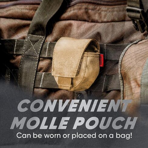 Trademark Supply MOLLE Dip Can Pouch, Rapid-Access Tactical Pouches with Hook and Loop and Magnetic Flap, Small MOLLE Pouch for Belts and Bags, Tactical Belt Pouch for Outdoor and Law Enforcement… in Saudi Arabia