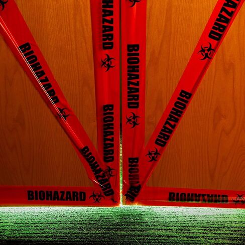 Caution, Police or Biohazard High Visibility Tape | 1000 Ft | Halloween Decoration Tape for Haunted Houses, Yard Décor, Parties | Caution Tape in Saudi Arabia