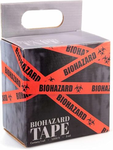 Caution, Police or Biohazard High Visibility Tape | 1000 Ft | Halloween Decoration Tape for Haunted Houses, Yard Décor, Parties | Caution Tape in Saudi Arabia