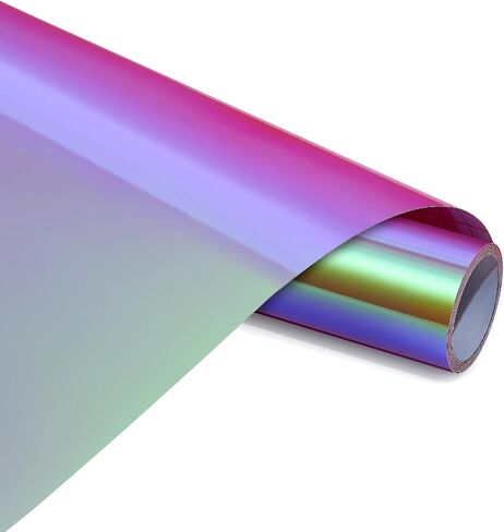 ANT Holographic مقاس 12 بوصة × 10 أقدام مصنوع من الفينيل اللاصق الدائم الممتاز لمشروع DIY، ملصق، ملصق، مقاوم لجميع الأحوال الجوية والبهتان، للاستخدام الداخلي والخارجي للحرف اليدوية، والكريكت، والصورة الظلية، والتعبيرات، والنقش in Kuwait