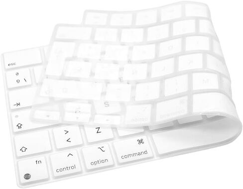 غطاء لوحة المفاتيح الإسبانية لجهاز MacBook Air 13.6 بوصة 15.3 بوصة A2941 A2681/Macbook Pro 14 بوصة 16 بوصة A2779 A2442 A2780 A2485، واقي لوحة المفاتيح (تخطيط الاتحاد الأوروبي، رمادي) in Saudi Arabia