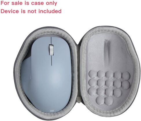 حقيبة سفر صلبة من Hermitshell لماوس Microsoft Surface Precision Mouse/ماوس Microsoft Bluetooth المريح (فحمي) in Saudi Arabia