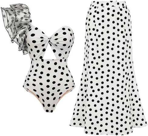 Women’s One Piece Swimsuit with Cover Up Floral Print Swimwear Set Vacation Outfits Bathing Suits in Saudi Arabia