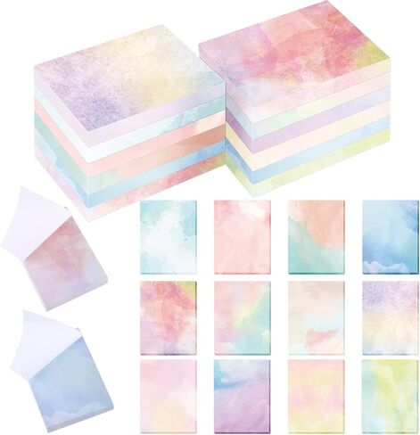 2160 Pieces 36 Pack Marble Sticky Note Pads 1.5 x 2 Inches Marble Self Stick Notes Self Adhesive Memo Pads for Reminders Studying Office School Home (Marble Style) in Saudi Arabia