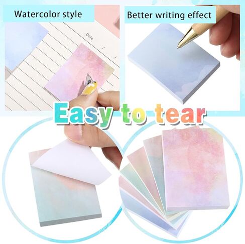 2160 Pieces 36 Pack Marble Sticky Note Pads 1.5 x 2 Inches Marble Self Stick Notes Self Adhesive Memo Pads for Reminders Studying Office School Home (Marble Style) in Saudi Arabia