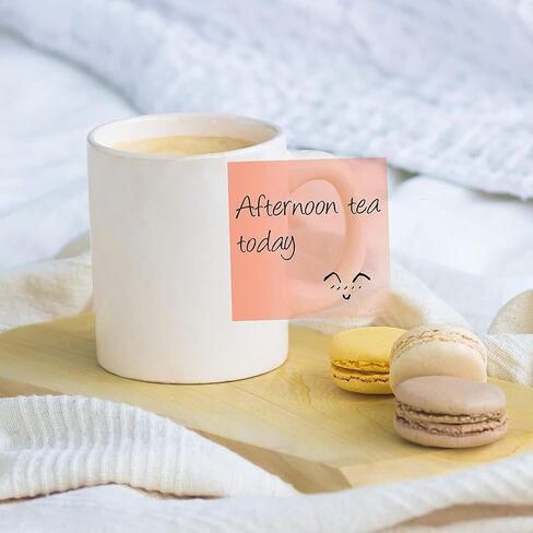 Transparent Sticky Notes, 3" x 3" Clear Sticky Notes Waterproof Self-Adhesive Translucent Sticky Notes pad for Books Annotation and Tracing, See Through Sticky Notes 500PCS (3x3x3, 500, Count) in Saudi Arabia