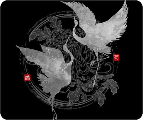 لوحة ماوس للألعاب من Nicokee Occult Skull Rune Demon Blood Bat Crow Eye Mouse Pad للكمبيوتر المكتبي والكمبيوتر المحمول والمكتب 9.5 × 7.9 بوصة مطاط غير قابل للانزلاق in Kuwait