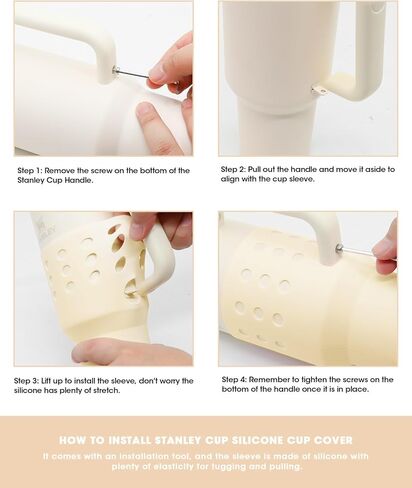 حذاء ANZOME الواقي من السيليكون لـ Stanley Quencher 40 أونصة، غطاء غطاء سفلي للزجاجة مضاد للانزلاق مع غطاء غطاء من القش وقطعة بطاقة الاسم، ملحقات كأس ستانلي (وردي) in Kuwait