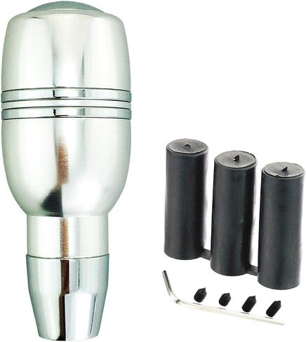 Abfer Automatic Shift Knob with Button Car Gear Shifter Knobs Aluminum Alloy Stick Shifting Handle Transmission Fit for Most Vehicle, Blue in Saudi Arabia