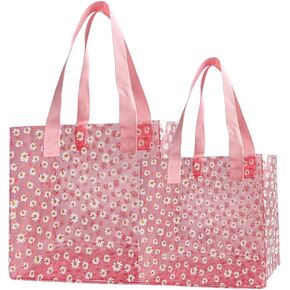 Daisy Flower PVC Tote Bag, Small Clear PVC Handbag for Beach Vacation Shopping, Waterproof Purse Bag