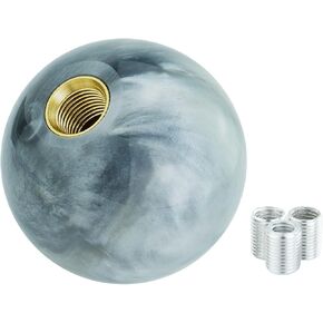 Lunsom Round Shift Knob, 8 Billiard Gear Shifter Lever Head Shift Ball Car Stick Handle Fit Most Automatic Manual Transmission Vehicle (M8x1.25, 8 Black) in Kuwait