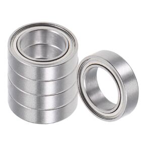 5Pcs MR117ZZ Deep Groove Ball Bearing-[7x11x3mm] Double Shielded Bearing for Industrial Equipment, Motors, Machines, Stainless Steel