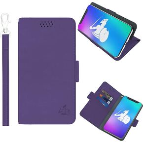 DefenderShield Universal Cell Phone Radiation Protection 5G & EMF Blocker Wallet Case - RFID Blocking Magnetic Wallet Cover (Large, Black)