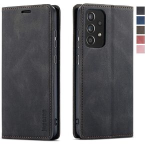 Samsung Galaxy A52 5G/A52s 5G Case,Samsung Galaxy A52 5G Wallet Case with Card Holder [RFID Blocking] Kickstand Magnetic,Leather Flip Case for Samsung Galaxy A52 5G/A52s 5G 6.5 Inch (Black)