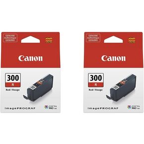 Canon PFI-300 Lucia PRO Ink, Red, Compatible to imagePROGRAF PRO-300 Printer
