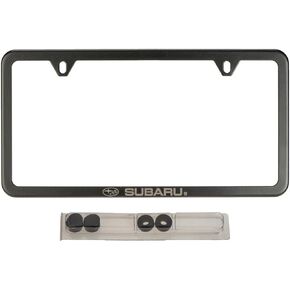 Subaru Logo Slim LINE Black License Plate Frame SOA342L153 Outback Legacy WRX STi Impreza Forester Tribeca Crosstrek BRZ Ascent Solterra