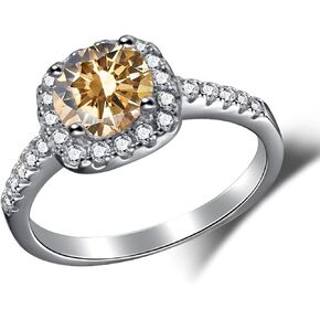 925 Sterling Silver Halo Engagement Rings Square Promise Rings for Her Cushion Cut Cubic Zirconia Wedding Eternity Ring Dainty Elegant Gifts for Mom Wife Girlfriend