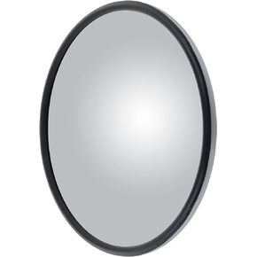 610703 8-Inch Stainless Steel Center-Mount Convex Mirror Head with J-Bracket, Universal Driver or Passenger Side