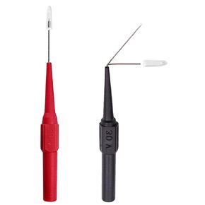 Extra-Thin Multimeter Test Leads, 0.7mm Multimeter Probes, Multimeter Back Probe Kit, Circuit Tester Probe Pins, Multimeter Probes for Banana Socket Plug,Non-Destructive Insulation Wire Piercing Lead