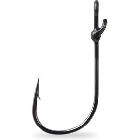 Mustad Grip-Pin Max Soft Plast 2X Strong-Blk Nickel 5 Ct 3 0