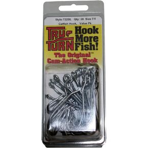 Tru Turn TTI Catfish Hook-28 Per Box, 7/0, Silver