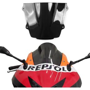 Fairing Windshield Fit for Honda CBR600RR F5 2013 2014 2015 2016 2017 2018 CBR 600 RR 13-18 Double Bubble Bodywork Windscreen Black US Stock