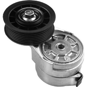 A-Premium Belt Tensioner Assembly with Pulley Compatible with Chevrolet Corvette 1992-1993 V8 5.7L, Replace# 10186197, 305299