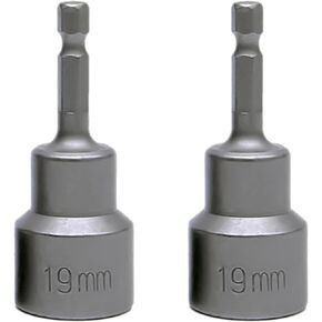 Leveling Scissor rv-Jacks Socket Drill Adapter With 1/4 Quick Connect Hex Shank Tools, Works With All 3/4 or 19mm Hex Drive Jacks,Power Nut Driver Bit Set 2 Pieces CQSPMOTO