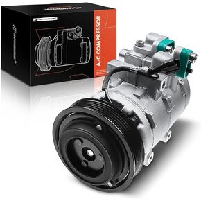A-Premium A/C Compressor with Clutch Compatible with Hyundai Santa Fe 2.7L 2001-2006