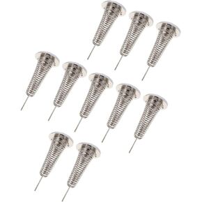Healifty Toy Base 10pcs Dashboard Toy Base Shaking Head Doll Spring Base Swing Head Toy Spring Replacement for DIY Craft Bobbleheads Figures Doll Making Bobblehead Spring Base