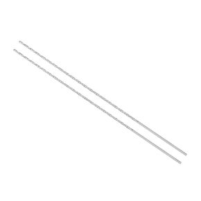 Extra Long High Speed Steel Twist Drill Bits, 7mm Diameter 300mm Length, Straight Twist Jobber Drill Bit - (Applications: for Metal Woodwork Plastic Aluminum), 2-Pieces