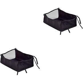 Toddmomy قطعتان من حقيبة تخزين عربة الأطفال المعلقة وإكسسوارات عربة الأطفال وحقيبة عربة الأطفال وسلة تحت سلة التخزين وحقائب التخزين وصندوق تخزين عربة الأطفال وحقيبة تخزين الحفاضات in Kuwait