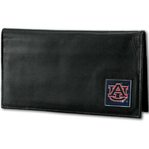 NCAA Siskiyou Sports Fan Shop Auburn Tigers Deluxe Leather Checkbook Cover One Size Black