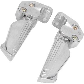 Keenso Pair of Motorcycle Foot Pegs Pedal Automatic Telescopic Aluminum Alloy Footrests Footrest Pedal Bracket Clamp Universal Pedals/Pedals & Accessories Pedals/Pedals & Accessories