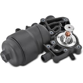 A-Premium Engine Oil Filter Housing Kit with Gasket Compatible with Audi A6 Quattro A7 Quattro A8 Quattro Q5 2014-2016 Q7 2013-2015 3.0L Turbocharged