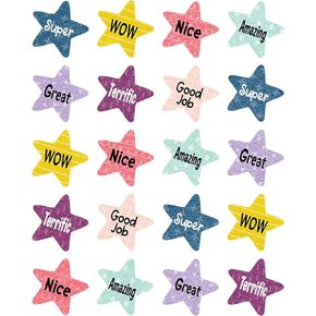 Teacher Created Resources Oh Happy Day Star Rewards Stickers, Pack of 120