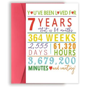 Happy 1st Birthday Card for Baby Girl Boy, Funny 1 Year Old Bday Gift for Him Her, Cute First Birthday Card for Daughter Son, Great 1 Birthday Gift Idea for Niece Nephew