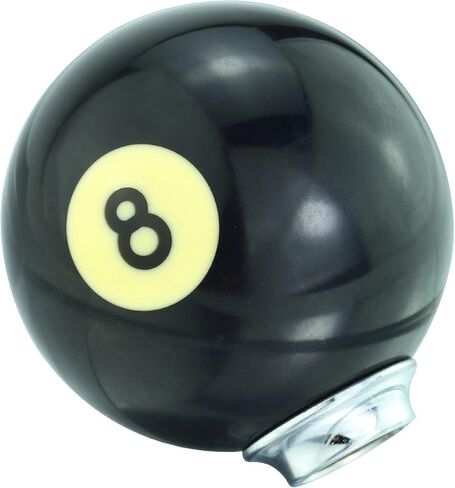 Lunsom Round Shift Knob, 8 Billiard Gear Shifter Lever Head Shift Ball Car Stick Handle Fit Most Automatic Manual Transmission Vehicle (M8x1.25, 8 Black) in Saudi Arabia