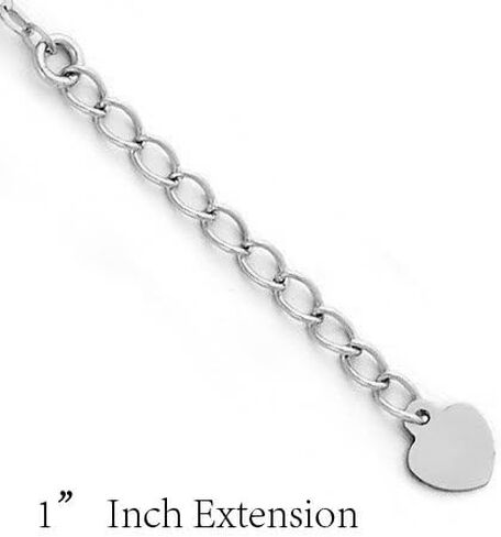 14k White Gold Infinity Necklace - 17+1" in Saudi Arabia